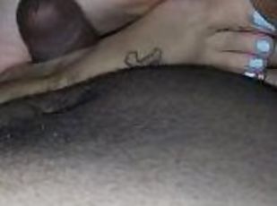 Amateur, Ejaculation sur le corps, Pieds, Fétiche, Tatouage