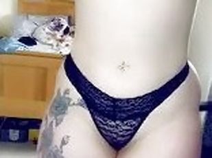 Curvy british slut strips for you