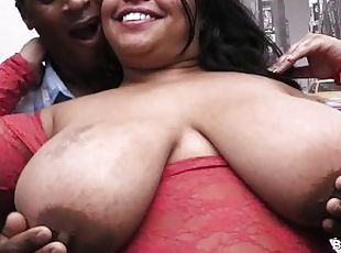 Teta grande, Grande, Interracial, Preto, Bbw, Bochechuda, Meias, Langerie, Rede de pesca, Peituda