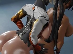 Mercy X Laura Matsuda Part 2 [Overwatch X Street Fighter, Futa Hentai]