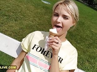 Sassy Stepsis Wants More Than Ice Cream – Lika Star is Obsessed with Creampies - Part 1