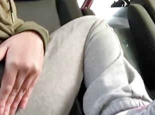 touching myself wth in car