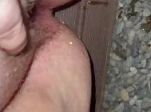 Grosse, Poilue, Orgasme, Pisser, Public, Giclée, Amateur, Milf, Belle femme ronde, Solo