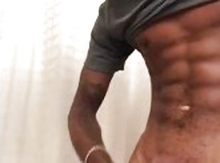 Hot Black Guy Jacks Off His Thick Cock! ONLYFANS: BIGPIMPINDON