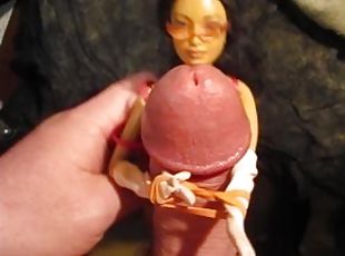 Masturbation, Amateur, Ejaculation sur le corps, Jouet, Sur le visage, Ejaculation, Sperme, Fétiche, Solo, Poupée