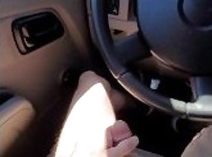 Masturbation, En plein air, Public, Amateur, Ejaculation sur le corps, Gay, Branlette, Voiture, Ejaculation, Sperme