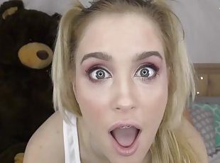 Amateur blonde teen has anal sex on webcam in doddy style