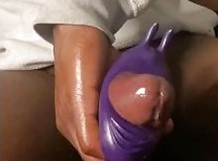 BBC HAS SHAKING MESSY ORGASM AFTER 6 HOURS OF EDGING + POST ORGASM