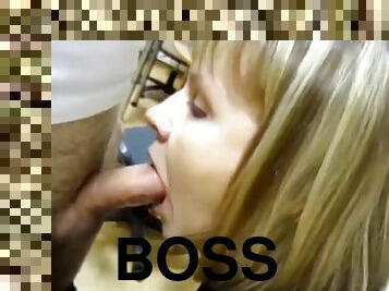 Boss fuck in lena's mouth