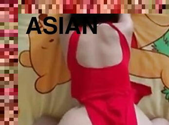 azijski, milf, rit-butt