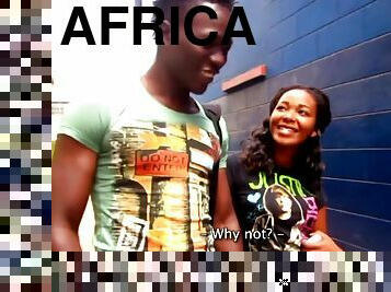 African Amateur Teen Blows Friend For Money