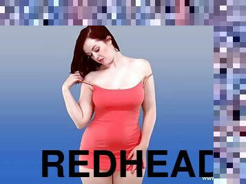 Redhead Jaye dances in tanktop