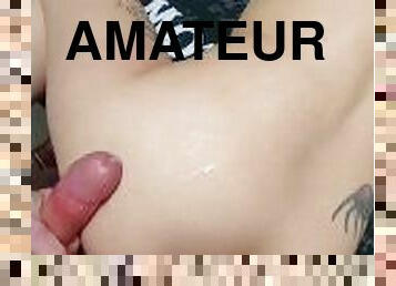 masturbation, orgasme, amateur, ejaculation-sur-le-corps, énorme-bite, jouet, compilation, point-de-vue, ejaculation, tatouage