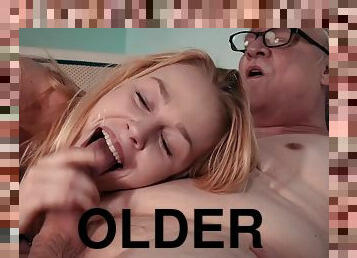 Old Guy Fucks Slutty Blonde - Chrystal Sinn - Chrystal sinn