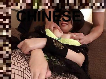 21yo Full-Breasted Emo-Chinese Whore screwed - Big knockers