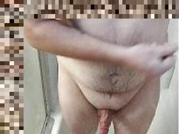 baignade, masturbation, vieux, amateur, ejaculation-sur-le-corps, énorme-bite, jeune-18, plus-agée, douche, solo