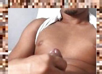 énorme, amateur, ejaculation-sur-le-corps, gay, collège, ejaculation, webcam, solo, musclé