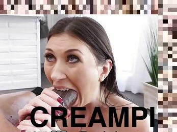 Several Creampies Deep Inside Big Tit MILF Pussy - Angelina diamanti interracial hardcore and deepthroat