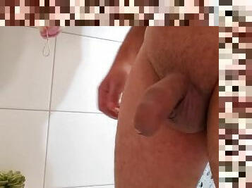 banyo-yapma, mastürbasyon-masturbation, amatör, kocaman-yarak, oyuncak, mastürbasyon, duş, tek-kişilik, çekoslovakyalı, yarak