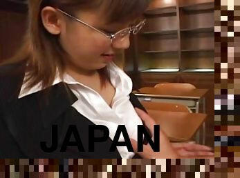 Japanese teacher pleases her student &#8211; uncensored