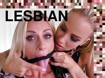 Brittany Bardot and Nathaly Cherie Lesbian Anal Fisting