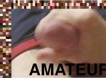 amador, adolescente, gay, punheta, sozinho, gay-adolescente