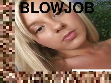 Bree Olson In Cute Pornstar Gives A Nice Pov Blowjob