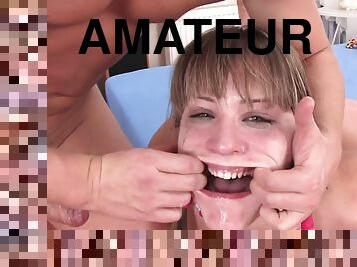 Nasty minx brutal face fuck porn video