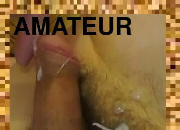 masturbation, amateur, ejaculation-sur-le-corps, ejaculation, solo