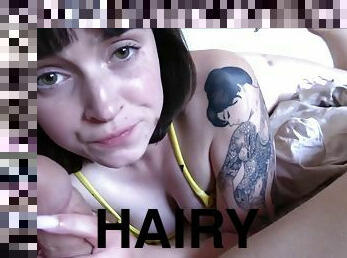 Hairy Goth Girl Lucy Lawrence POV Sex