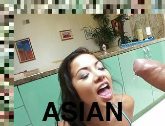 Hottest asian girl morgan lee deepthroating monster prick