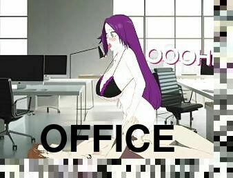 bureau-office, ados, hentai, dure