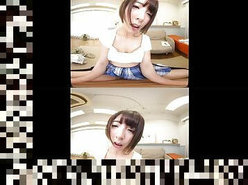 Nipponese naughty vixen VR aphrodisiac sex video