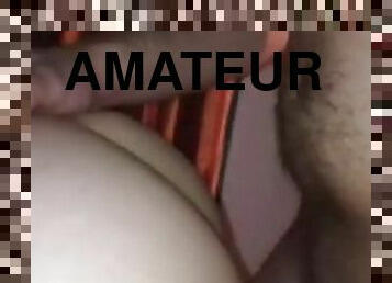 doggy-style, amatör, tonåring, hardcore, creampie, knubbig, rumpa-butt