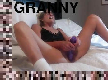 Nasty 60 Year old Granny Housewife Solo Video