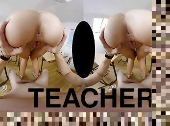 Hey Teacher - Gina Gerson VR POV porn with cumshot