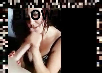 Homemade teen deepthroat blowjob facial