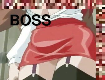 Boss fucks new big tits secretary hentai porn
