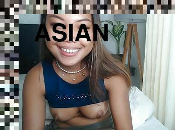 asiatique, masturbation, amateur, ados, webcam, méchant