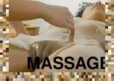 Massage Rooms - Interracial Lesbians Scissoring 1 - Sabrisse