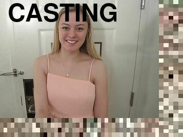 Private Casting X - Amber Moore - Arousing perky blond hair babe audi