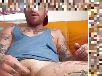 Hot Trans F2M Chance Hart takes on Freaky Dildo in his holes