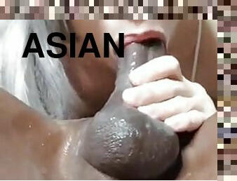 asiatique, amateur, fellation, ejaculation-sur-le-corps, ébène, interracial, gay, fellation-profonde, black, jeune-18