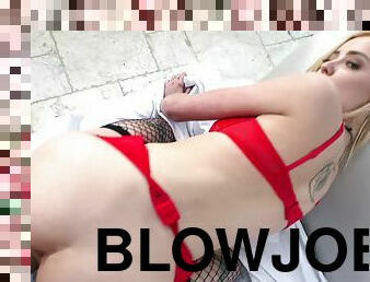 Pervs On Patrol - Blondie Model Blowing Homeowner 2 - Haley Reed