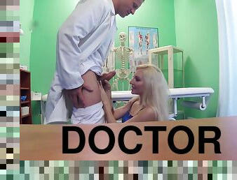 doggy-style, kontor, fitta-pussy, amatör, brudar, avsugning, doktor, kamera, voyeur, sprut