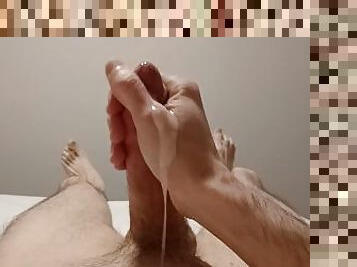 Pov handjob in bed