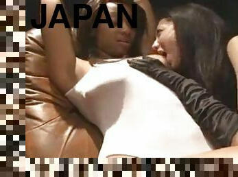 masturbation, anal, ébène, interracial, lesbienne, japonais, black