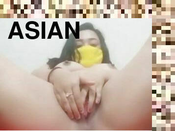 asiatique, gros-nichons, ados, doigtage, webcam, bout-a-bout