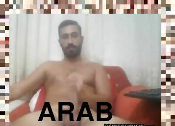 Naked arab smoking