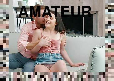 amateur, ejaculation-sur-le-corps, ados, hardcore, pornstar, fille, blanc